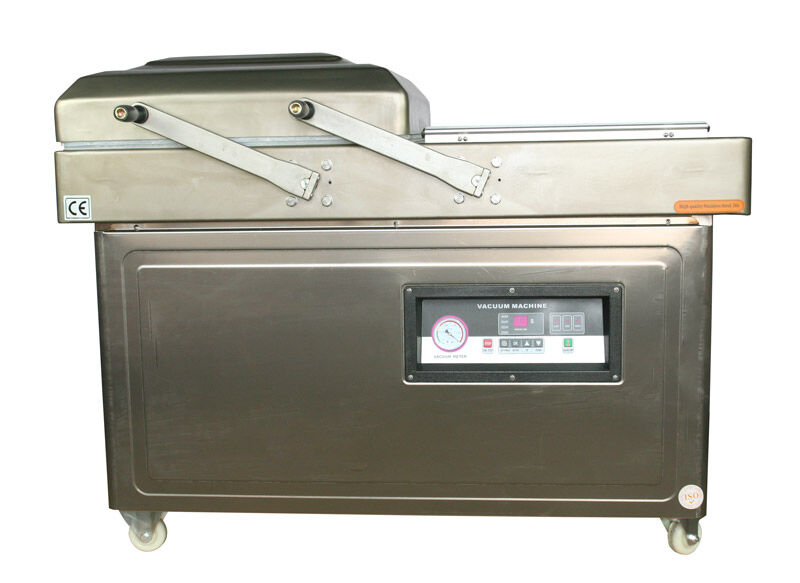 Напольная двухкамерная вакуум-упаковочная машина DZ-500/2SB SS (нерж.) (H)